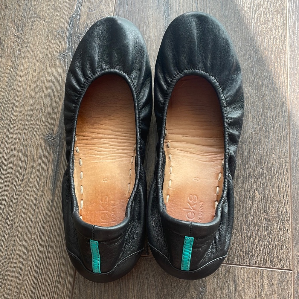 Tieks Matte Black Size 8